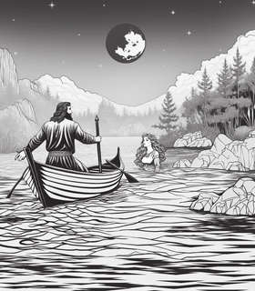 Раскраска-антистресс: Тьма прекрасного, Вся нечисть русского фольклора 14