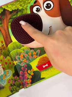 Трогательные истории: Питомцы, Тактильная книжка для малышей 8