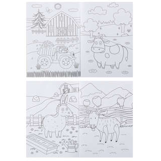 Раскраска '50 картинок: Синий трактор' А5 3