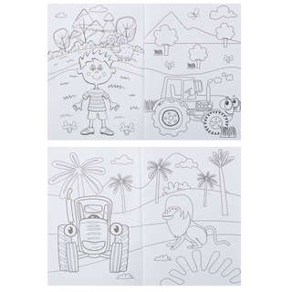 Раскраска '50 картинок: Синий трактор' А5 4