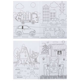 Раскраска '50 картинок: Синий трактор' А5 5