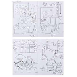 Раскраска '50 картинок: Синий трактор' А5 6