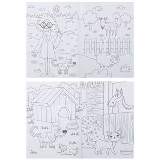 Раскраска '50 картинок: Синий трактор' А5 7