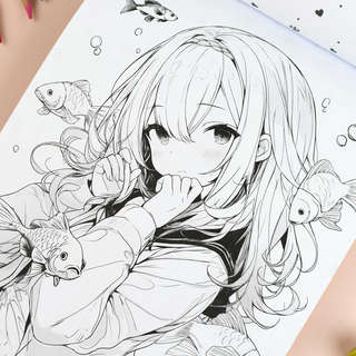 Современная раскраска: Любимые питомцы 8