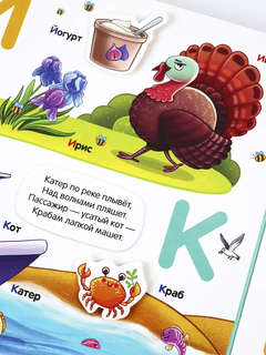 Активити-книга Липучки 'Азбука' 11