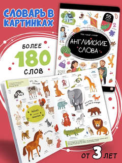 Английские слова: Мой первый словарь, книжка с окошками 2