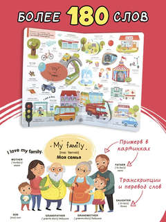 Английские слова: Мой первый словарь, книжка с окошками 7