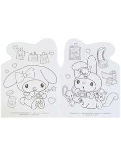 Раскраска 'Милая подружка' 4