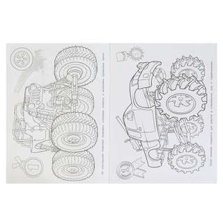 Раскраска 'Автогиганты' 21х29 см. УМка 978-5-506-10002-7 3