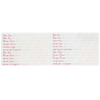 Каллиграфическая пропись Пишем слова 4