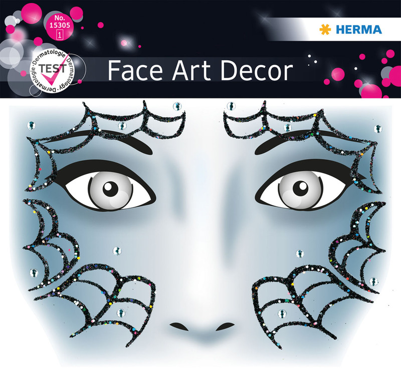 Переводные татуировки Spider Паук, серия Face Art