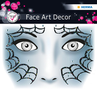 Переводные татуировки Spider Паук, серия Face Art