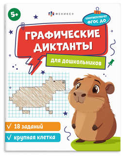 Графические диктанты для дошкольников 5+: крупная клетка