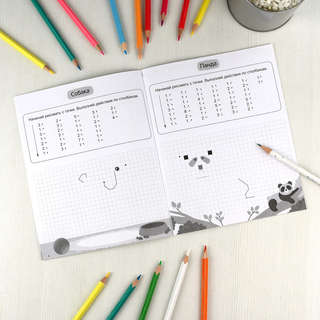 Графические диктанты для дошкольников 6+: стандартная клетка 3