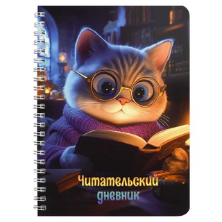 Читательский дневник 52 листа на гребне 'Белочка за чтением',...