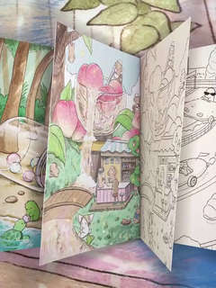 Волшебное путешествие лисенка Согыми: Раскраска от популярной корейской художницы 9