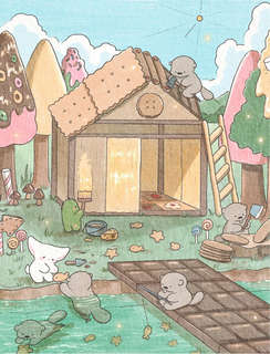 Волшебное путешествие лисенка Согыми: Раскраска от популярной корейской художницы 5