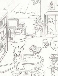 Волшебное путешествие лисенка Согыми: Раскраска от популярной корейской художницы 8