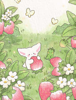 Лисенок Согыми и четыре сезона: Раскраска от популярной корейской художницы 11