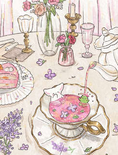 Лисенок Согыми и четыре сезона: Раскраска от популярной корейской художницы 13