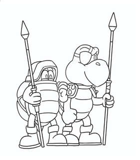 Легендарный Марио: раскраска 10