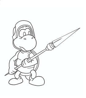 Легендарный Марио: раскраска 2