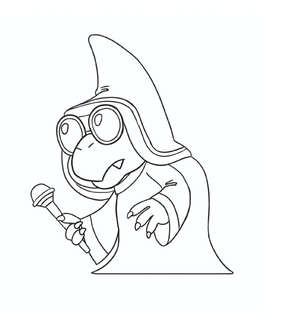 Легендарный Марио: раскраска 6