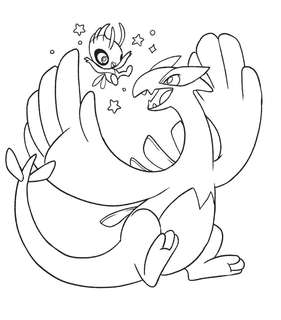 Покемон: раскраска 10