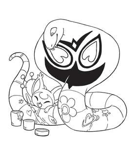 Покемон: раскраска 7