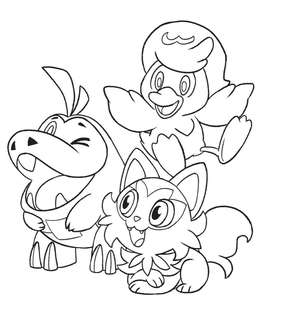 Покемон: раскраска 9