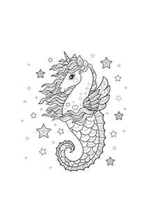 Бескрайний океан, Раскраска антистресс 10