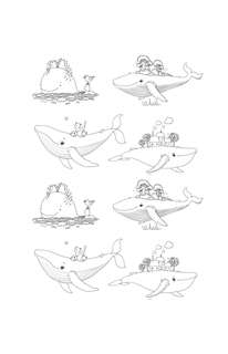 Бескрайний океан, Раскраска антистресс 8