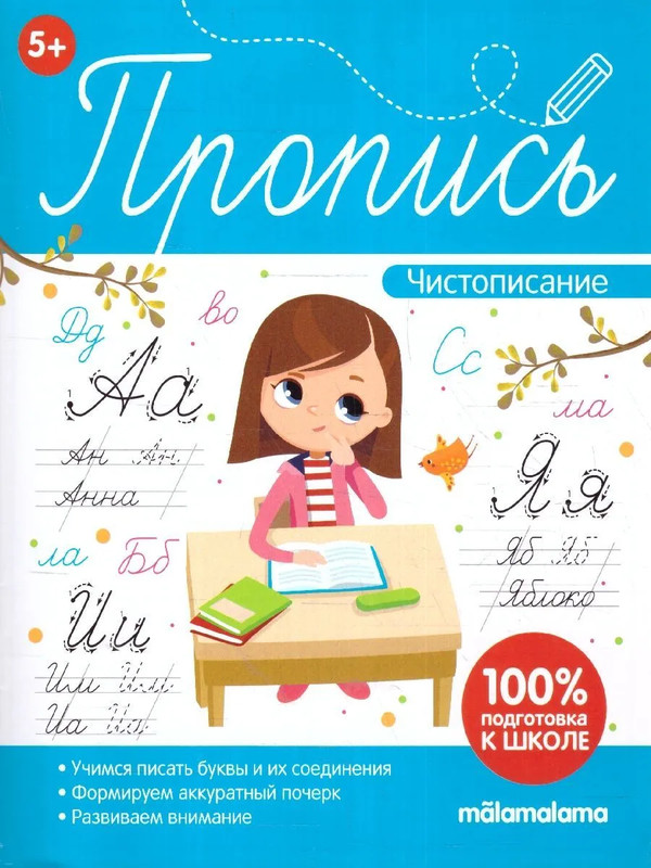 Чистописание, Пропись, 100% подготовка к школе