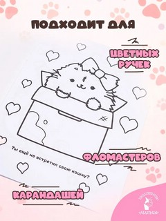 Мурлыкаем с Пушмяу: раскраска для счастья 3