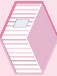 Блокнот 'Дом твоей мечты', более 250 няшных наклеек (мятно-розовая обложка) 3