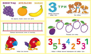 Первые задания для малышей №1, 2-3 года (петушок) 4