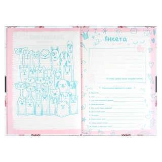 Анкета для друзей 'Ты звезда' 128 листов 12