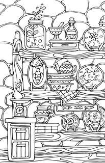 Винтажная раскраска для уютных вечеров: Раскраска антистресс 13