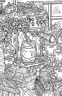 Винтажная раскраска для уютных вечеров: Раскраска антистресс 5