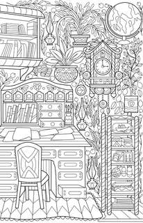 Винтажная раскраска для уютных вечеров: Раскраска антистресс 7