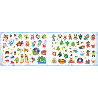 Новогоднее настроение: 250 наклеек 4