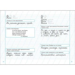 Тренажер Прописи: Переход с узкой строки на широкую 5