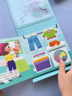 Помогаю маме: Книга-сортер со вставными деталями 8