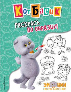 Кот Басик, Раскрась по образцу!