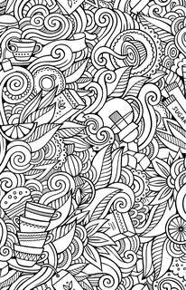 Вкус утра, Чай и кофе: Раскраска антистресс 13