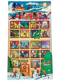 Адвент календарь с новогодними стихами и заданиями 2