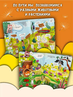 Полет на одуванчике, Книжка с окошками 3