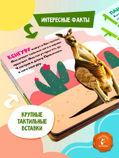 Дикие животные (тактильная книжка: погладь меня) 3