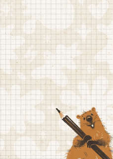 Блокнот #БобрДобр, Крайне позитивный блокнот (подпирает морду лапой) 6