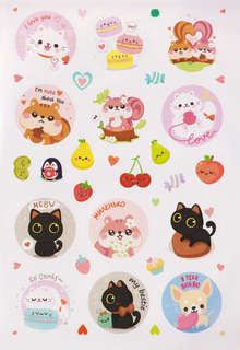 Kawaii Улыбайся! Позитивные наклейки для ежедневников, смартфонов и ноутбуков 4